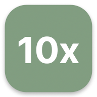 10x